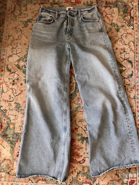 Citizens Of Humanity Denim - Citizens Of Humanity Light Blue Wide Leg Jeans Paloma
